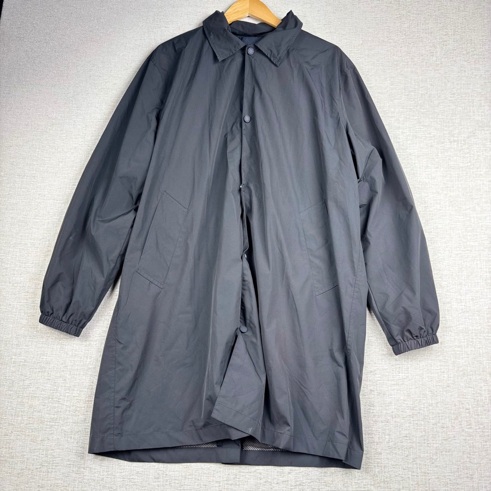 M+RC Noir 2018 S/S Longline Coach Jacket Black Mens Medium Streetwear Trench